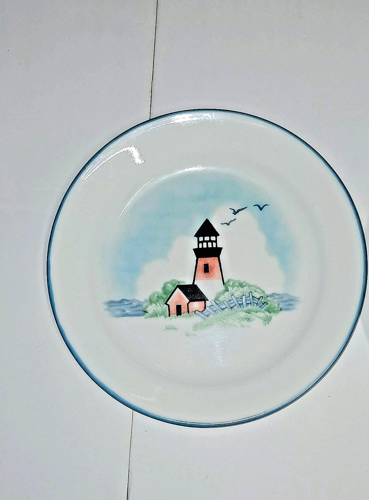 Corelle Impressions Outer Banks Lighthouse Dinnerware Stoneware 15 Piece Set