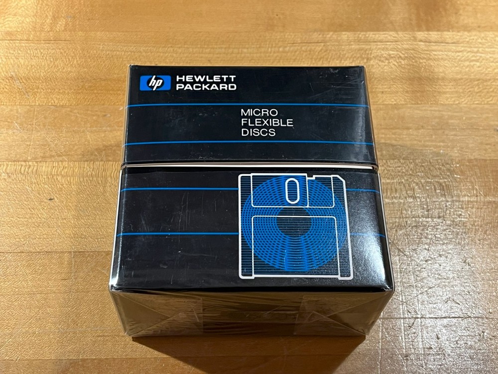 Hewlett Packard Single-Sided Micro Flexible Disc 92191A 3.5” 10 Pack