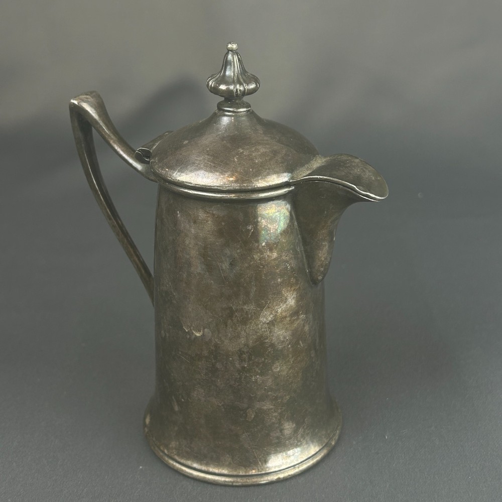 Reed & Barton 1671 Vintage Small Lidded Pitcher 6" Tall