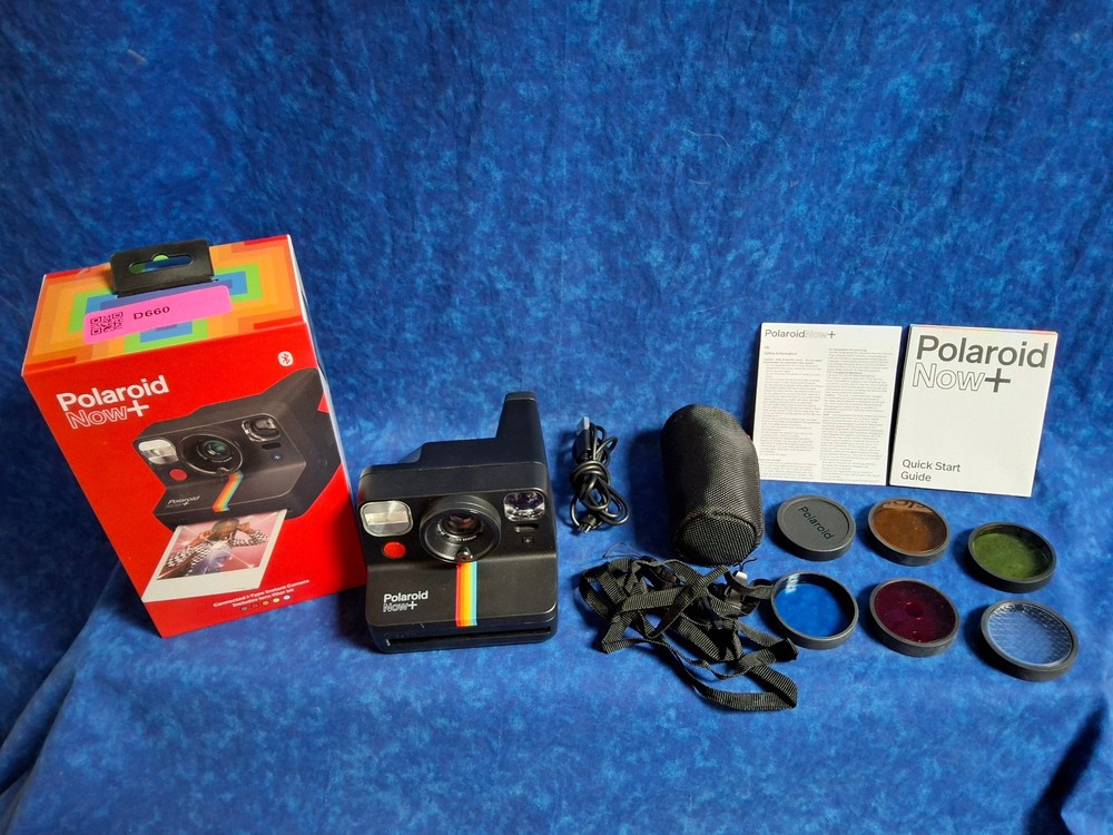 Polaroid Now+ Connected i-Type Instant Camera With Lens Filter Kit NEW