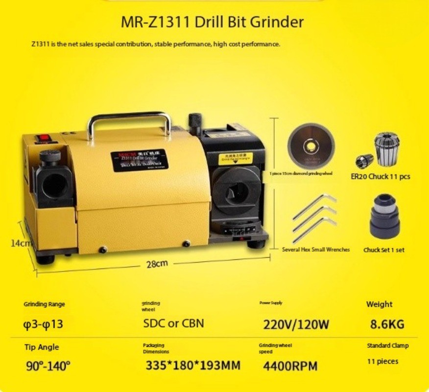 Drill Bit Sharpener - The Ultimate Tool for Sharpening Twist Drills