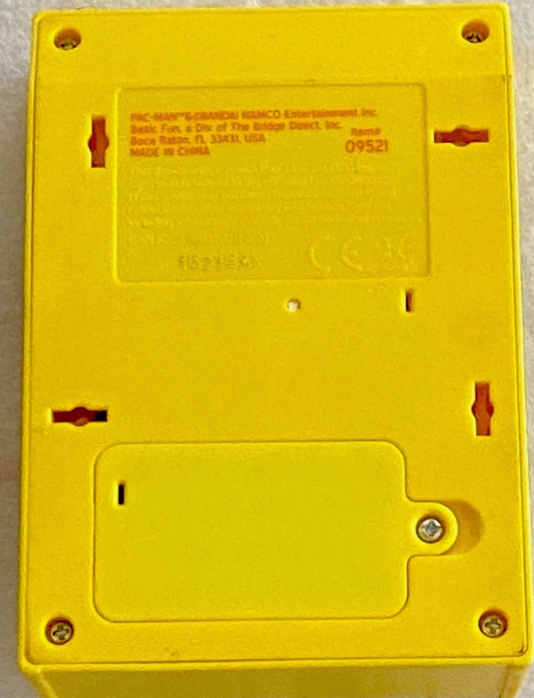 Pac-Man Handheld Classic Mini Arcade Game By Basic Fun WORKS!