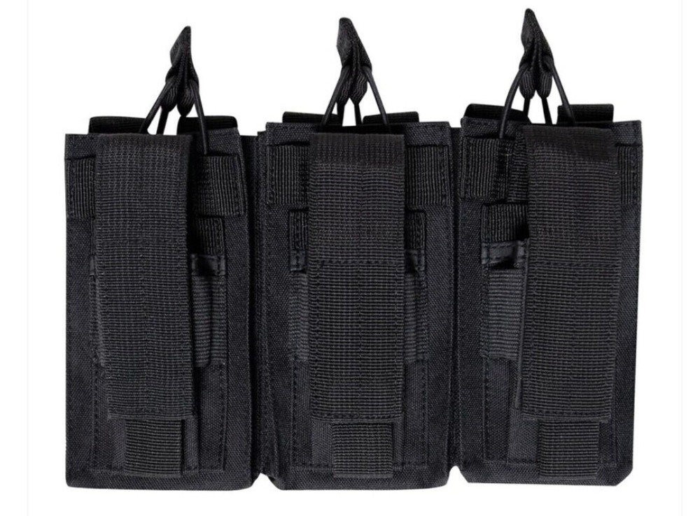 Active Shooter Molle Tactical Vest Plate Carrier Black