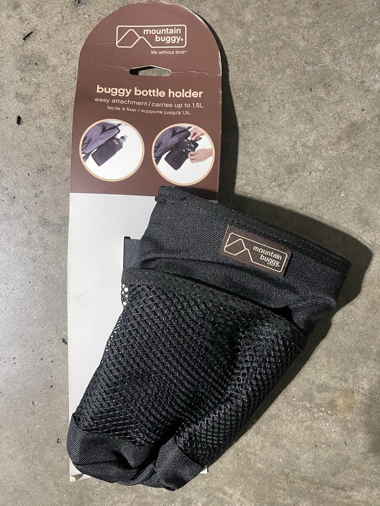 Mountain Buggy Folding Buggy Black Navy Blue Five-Point Harness Canopy