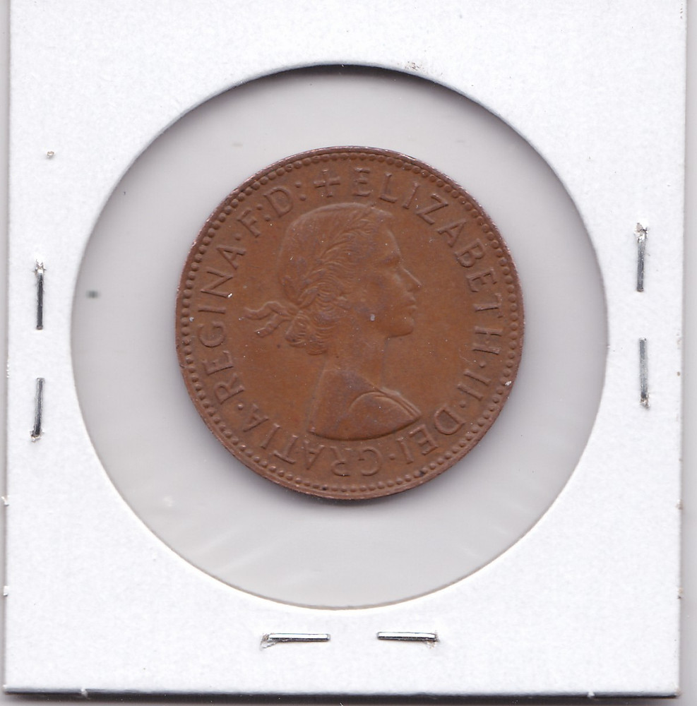 1965 United Kingdom Half Penny