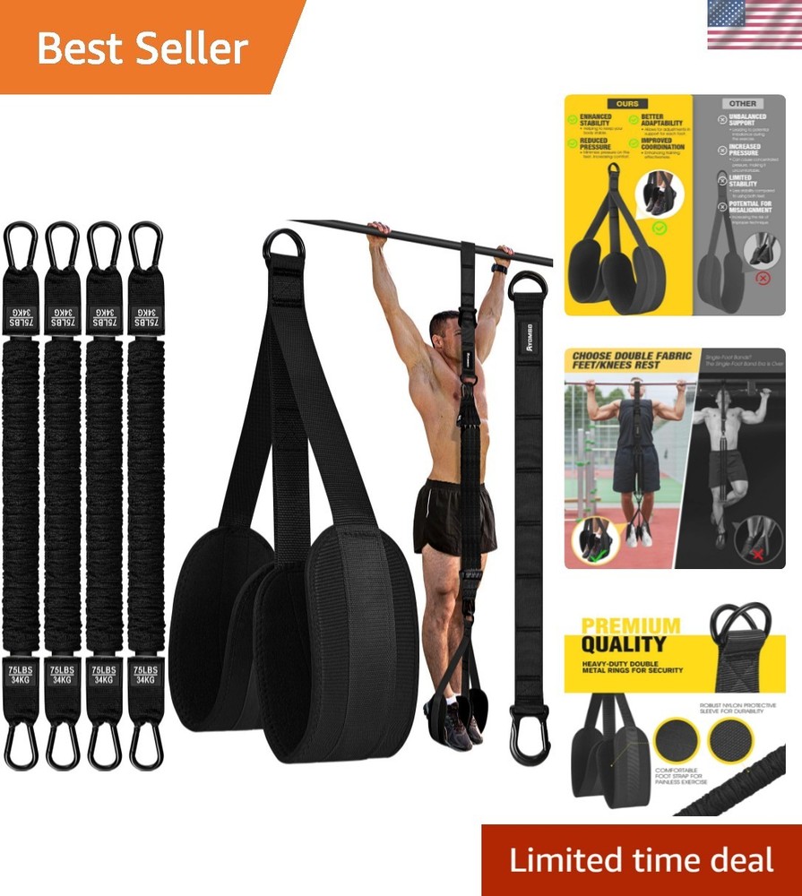 Durable Resistance Bands for Pull Up & Body Strength Training - 300 lbs Support