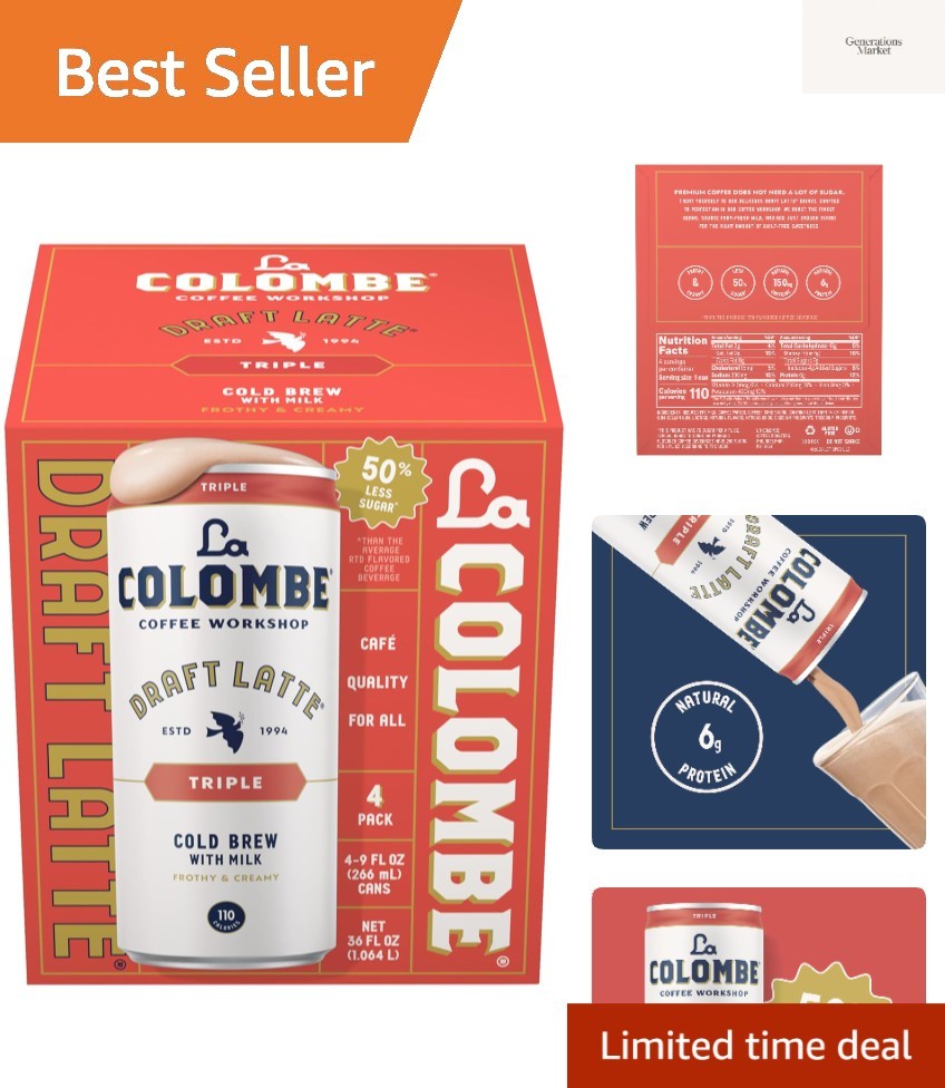 Latte Draft Triple, 9 Fl Oz, 4 Pack