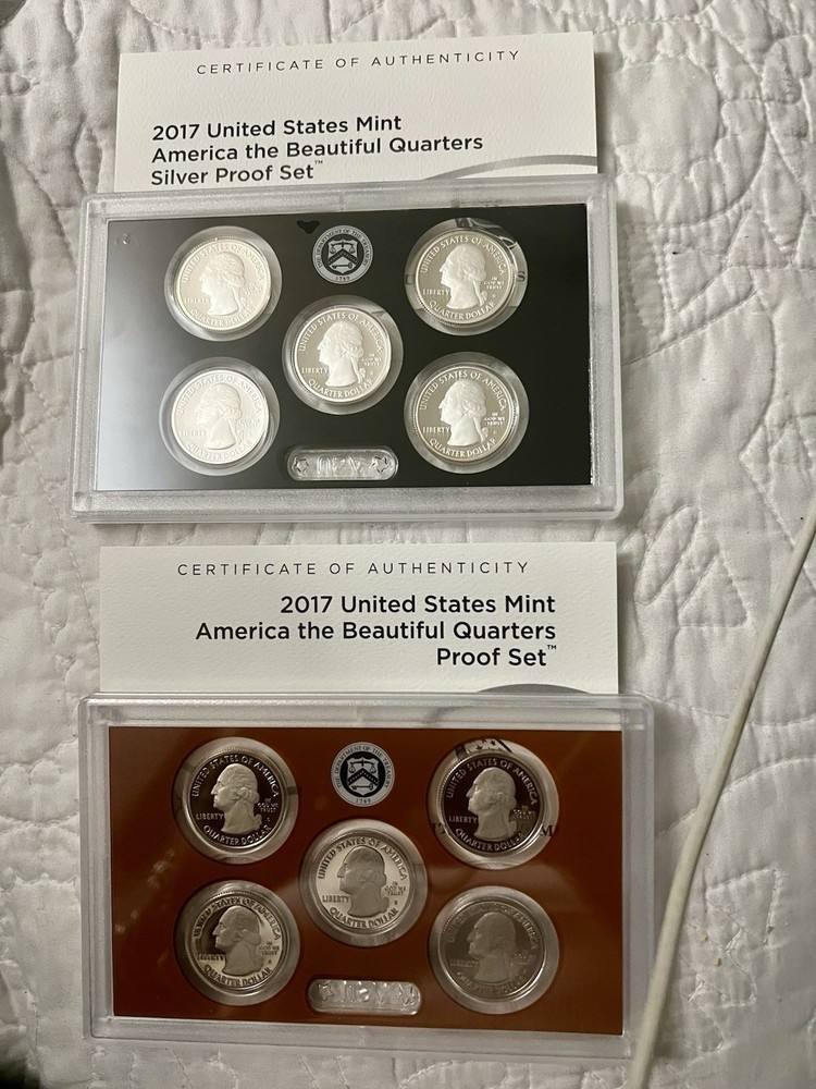 2017-S Silver Proof Set  US Mint 10 Coins 90% Silver w/ Box & COA