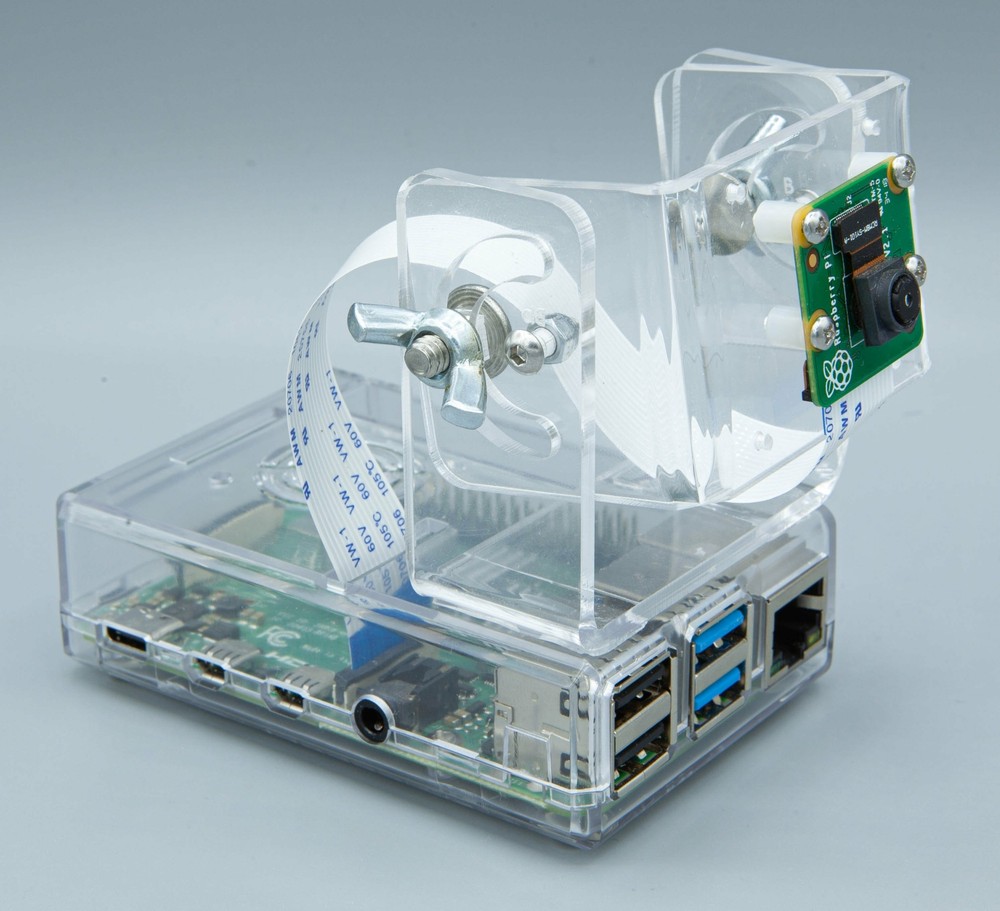 Universal Tilt-Adjustable Mount for Raspberry Pi HQ Camera