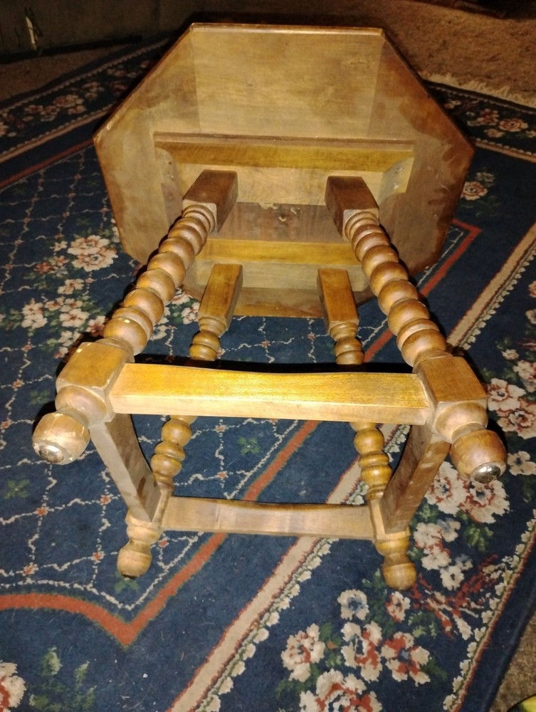 vintage tile top table