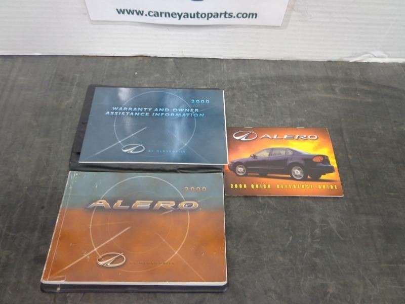 2000 ALERO OWNERS MANUAL