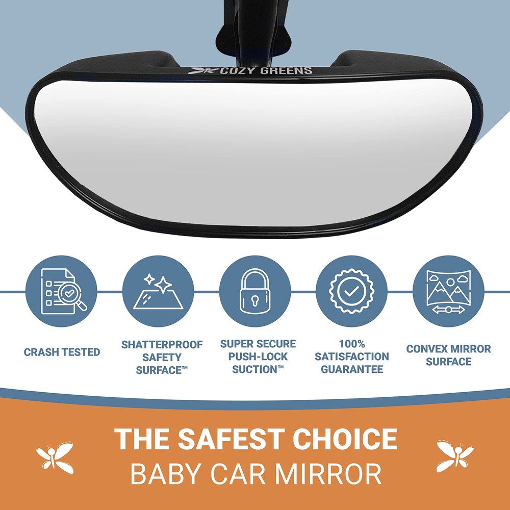 Rearview Baby Car Mirror Windshield Infant Front Facing