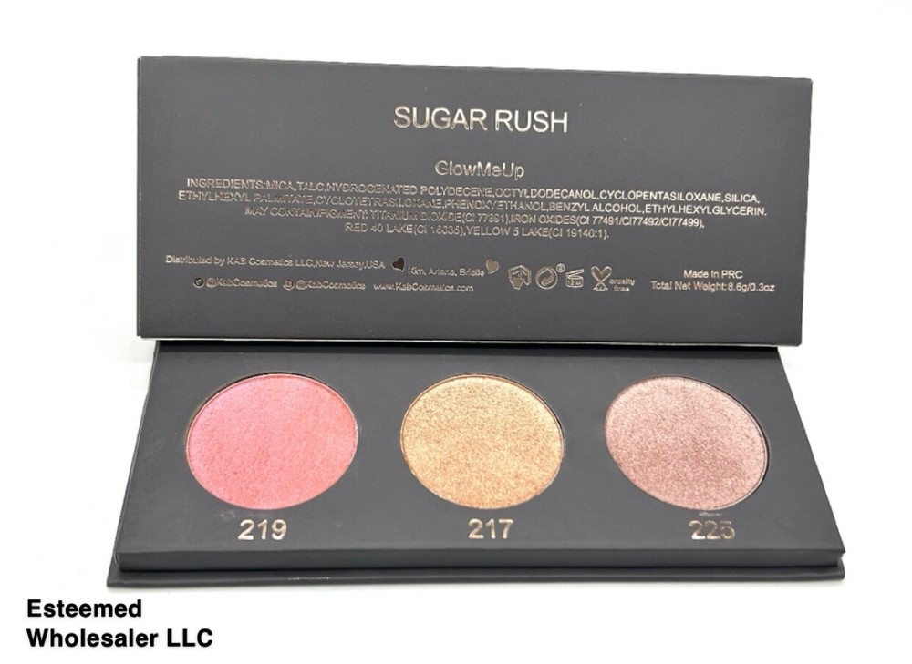 KAB COSMERICS Sugar Rush Glowmeup Highlighter Palette