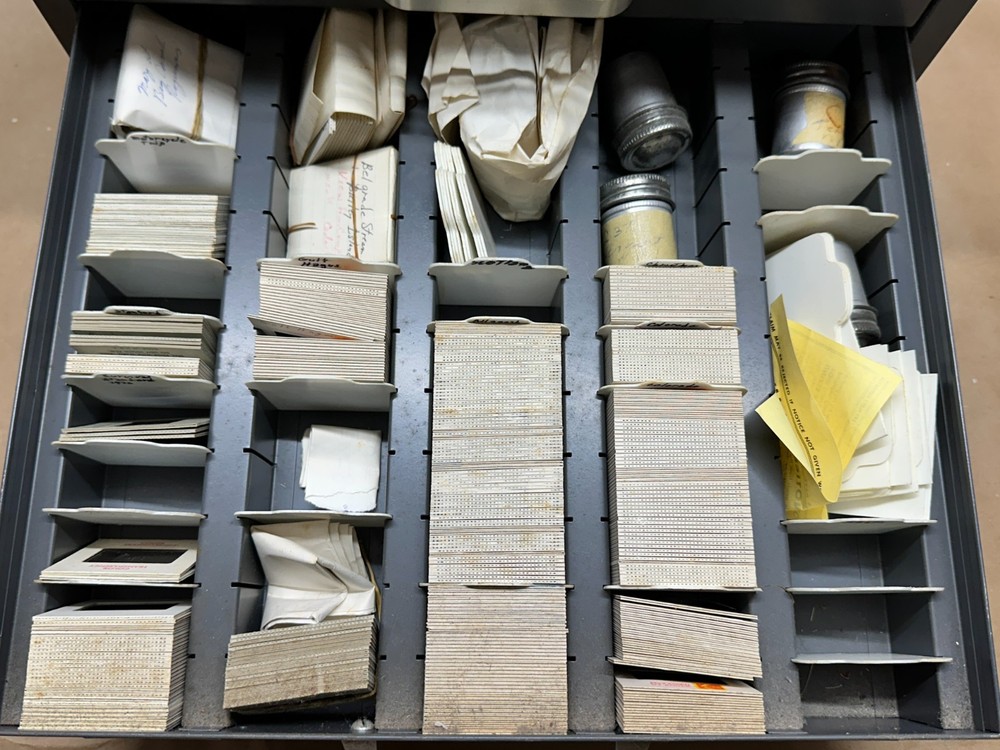 NEUMADE 5-Drawer STACKABLE Storage File Cabinet 35mm Slides - WITH CONTENTS