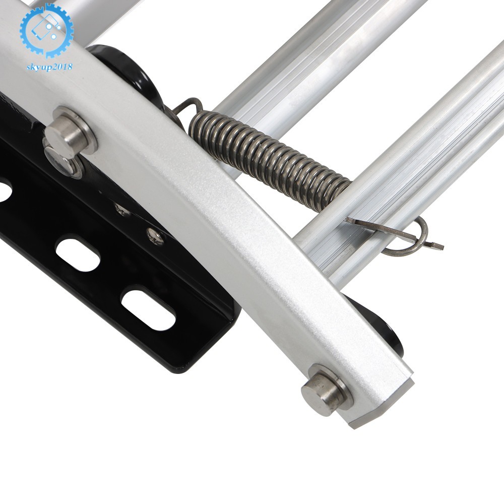 Single Step Aluminium Manual Pull Out Retractable RV Camper Platform Steps Stair