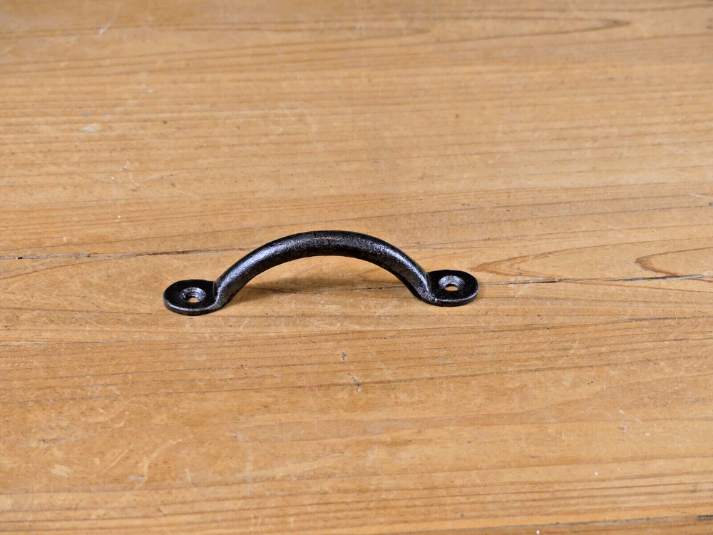 20 IRON DRAWER BIN PULLS 3 3/4" LONG CABINET HANDLES KITCHEN BATH WINDOW SMALL