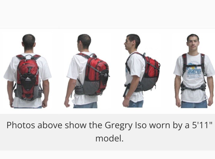Gregory Iso Lightweight Hiking Backpack H16