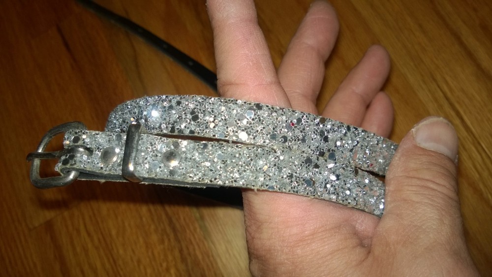 Female "SPARKY SILVER" Belt