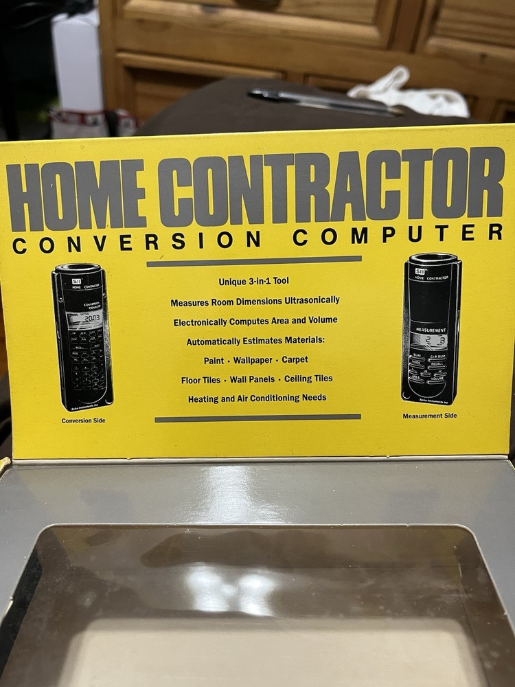 Seiko Home Contractor Conversion Computer. Still In Original Box. No Batteries
