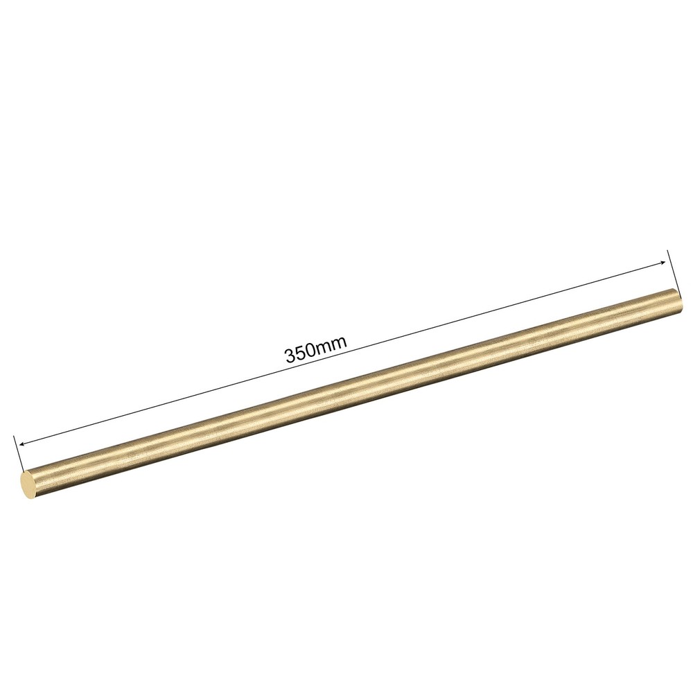 5mm Diameter 350mm Length Brass Solid Round Rod
