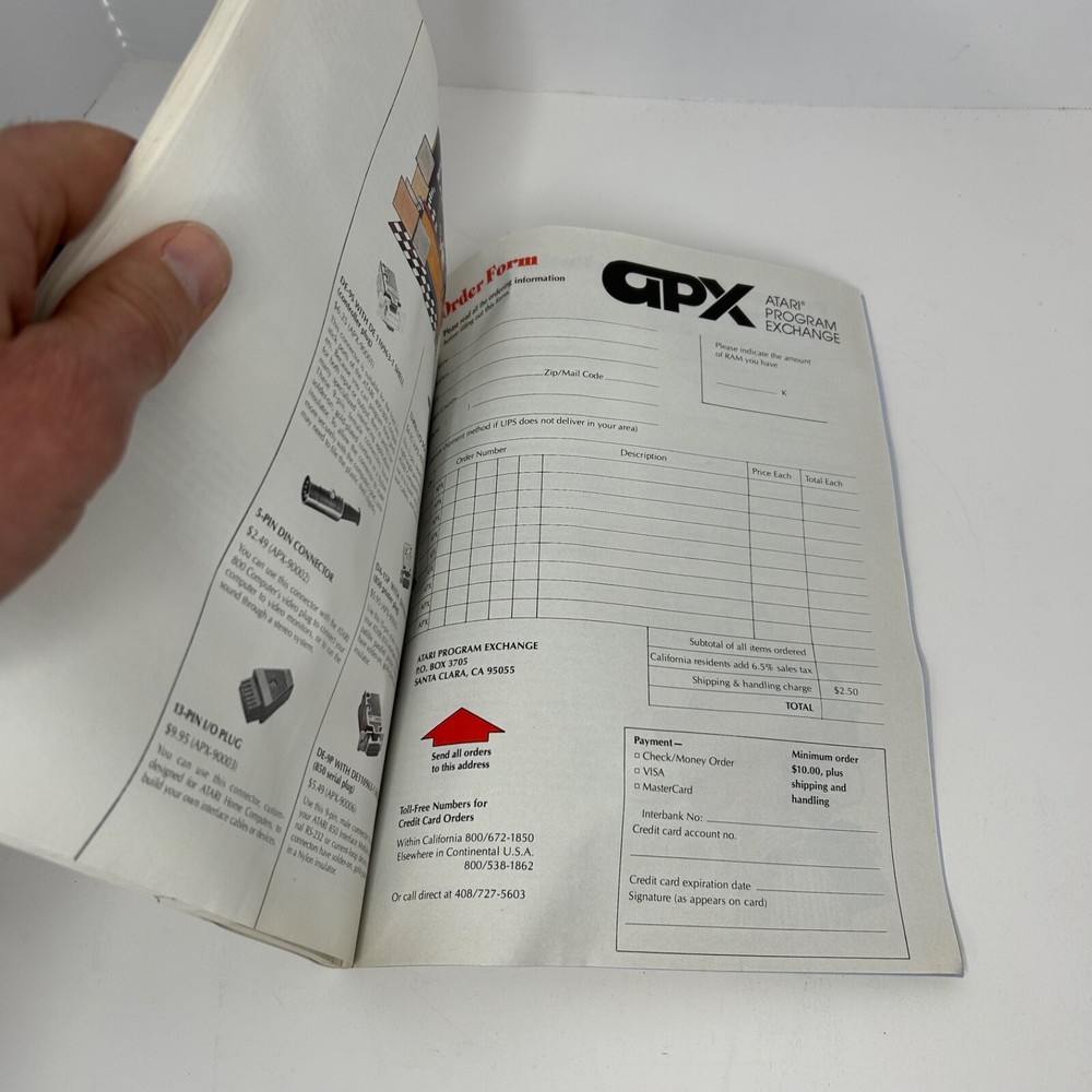 Atari Program Exchange Winter 1982-1983 Software Catalog APX
