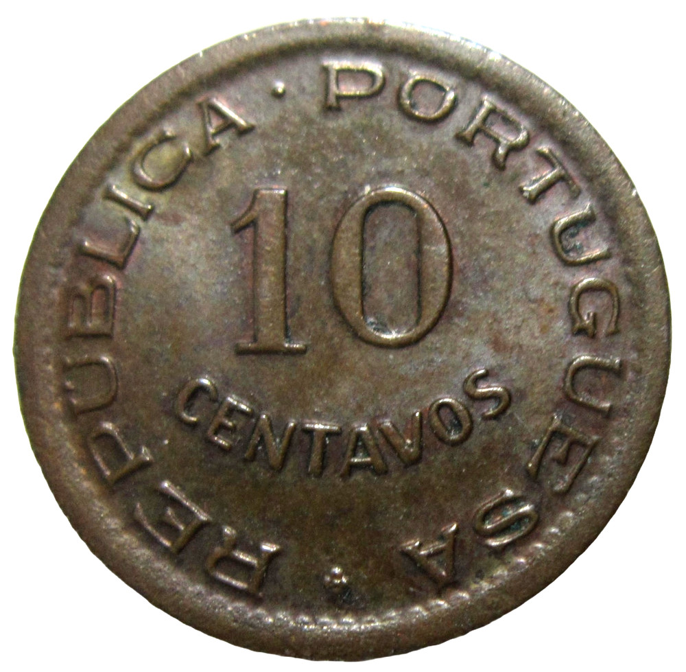 PORTUGUESE ANGOLA. 10 CENTAVOS, 1949.