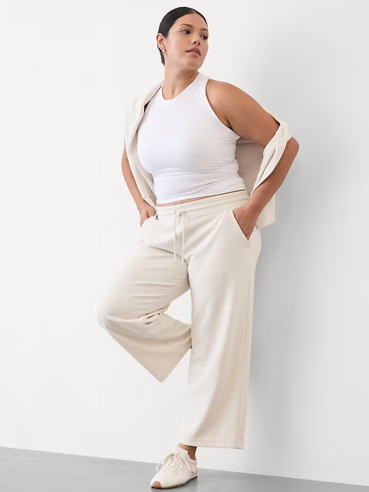Athleta Seasoft Mid Rise Straight Pant-Bone-Size 3X-NWT