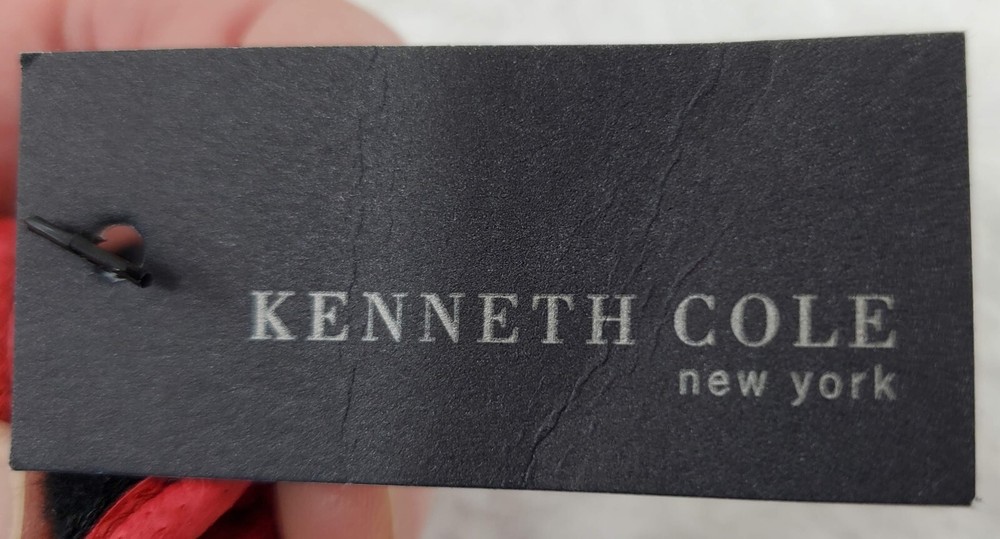 NWT Kenneth Cole Red Suede Gloves - Size M