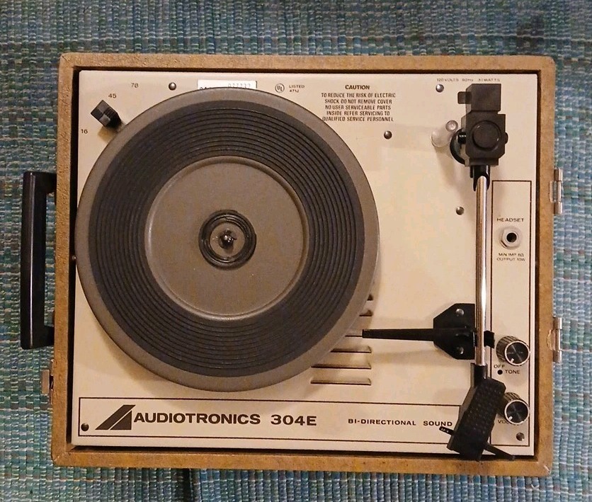 Vintage Audiotronics 304E Record Player