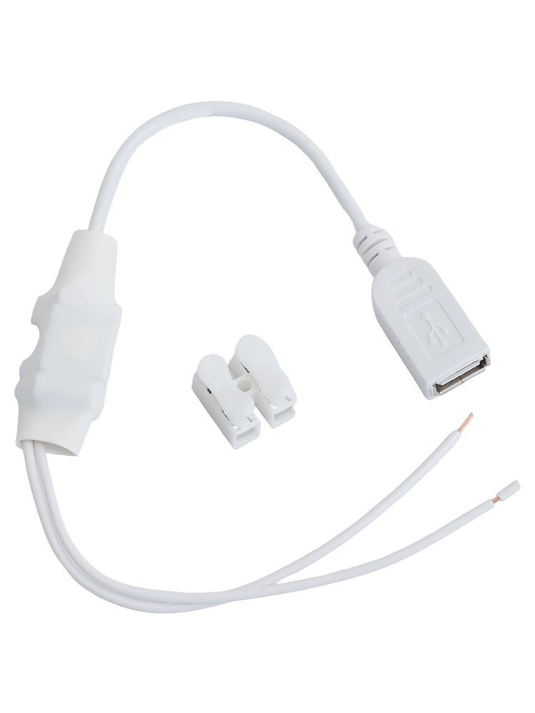 Sleek Design USB Connector Converting AC Voltage into Useful DC Energy