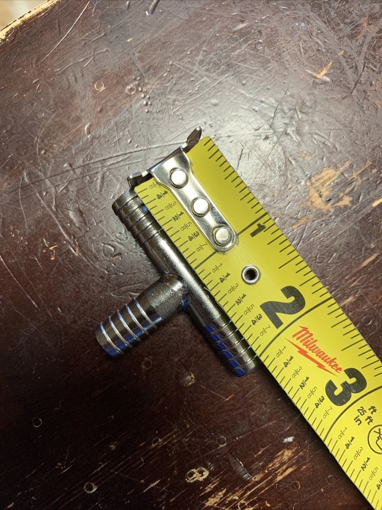 Stainless Steel Barb Tee Splitter Fitting