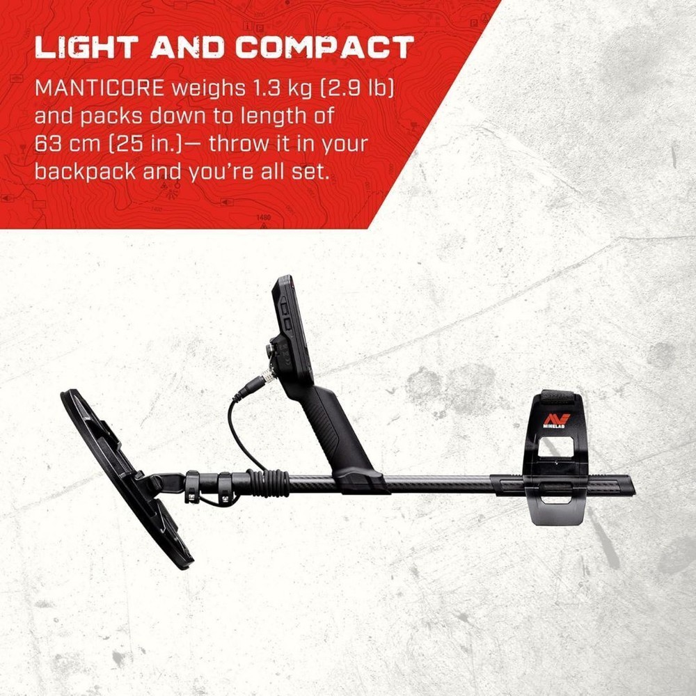 Minelab Manticore Multi IQ Plus Waterproof Metal Detector