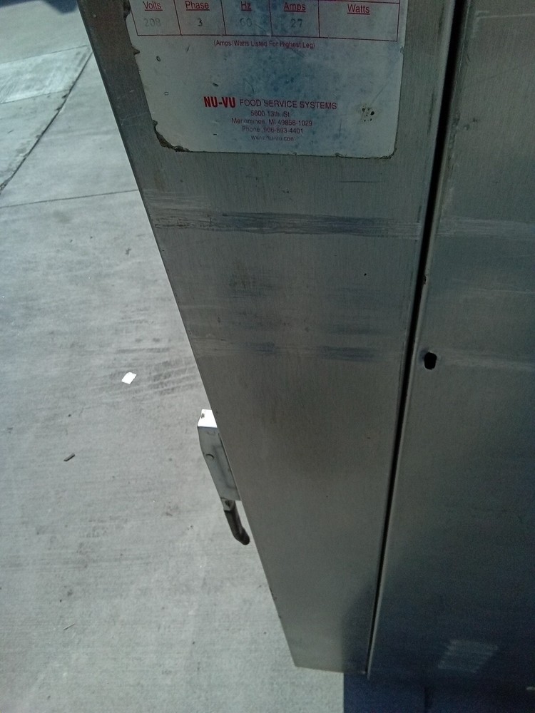 Nu-Vu Proofer Oven 3Phase 208V