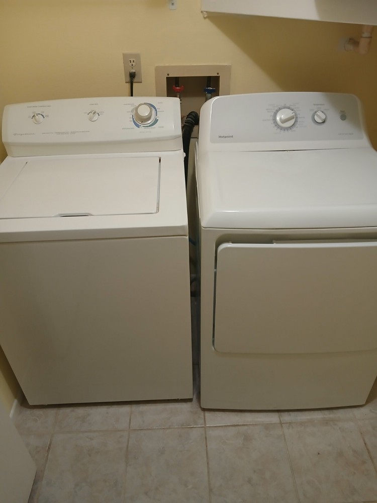 Set of Refrigerator, Range, Washer, Dryer, Microwave