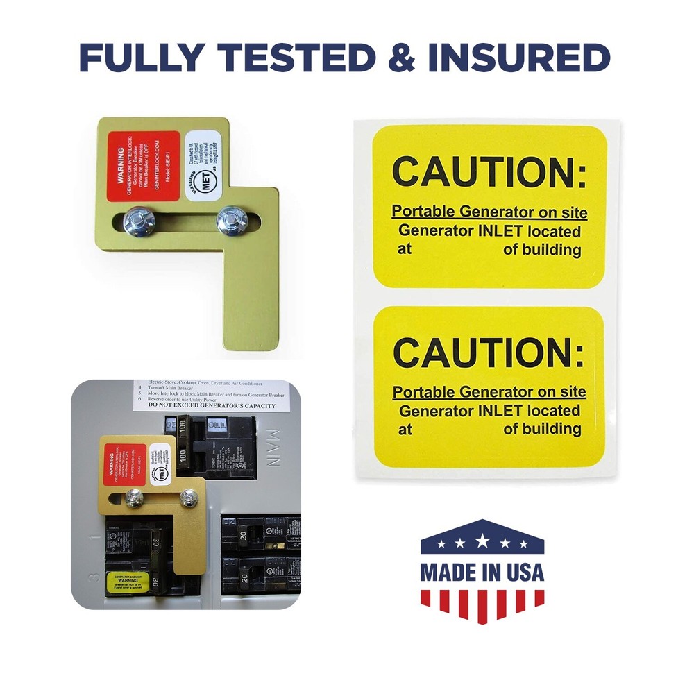 GenInterlock SIE-P1  Murray, Siemens Generator interlock kit 100A Panel LISTED