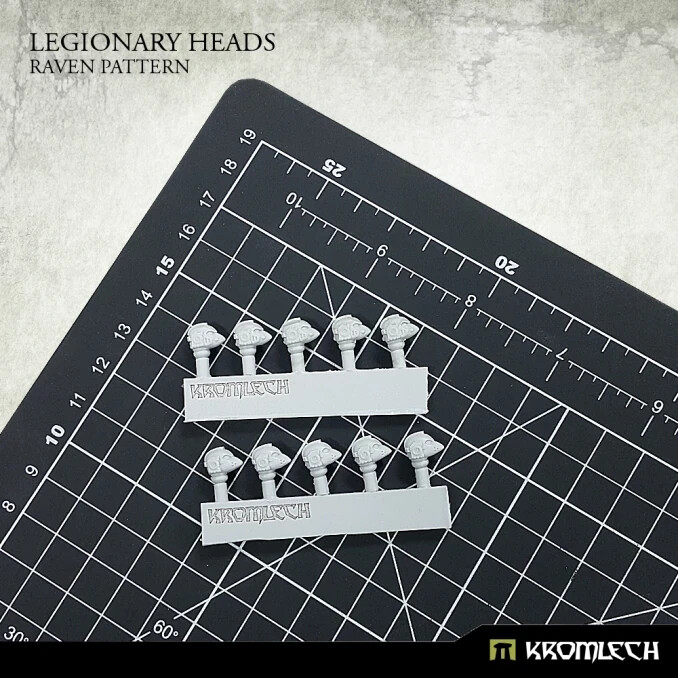 KROMLECH LEGIONARY HEADS: RAVEN PATTERN