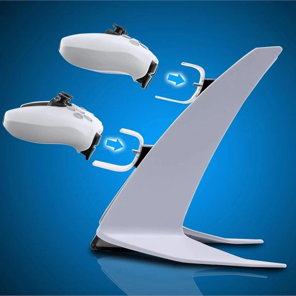 PS5 Controller Charger, PlayStation 5 Controller Charging Station with LED Light