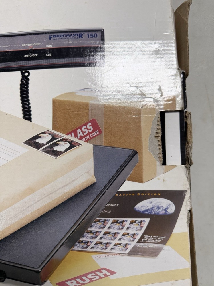 Sunbeam Freightmaster 150 Electronic Postal Scale 150 LB Capacity Digital