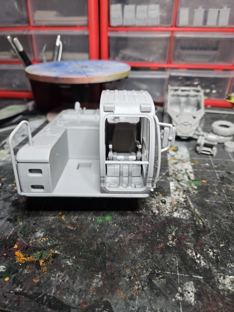 Cat Excavator 1-25 Scale Resin Printed