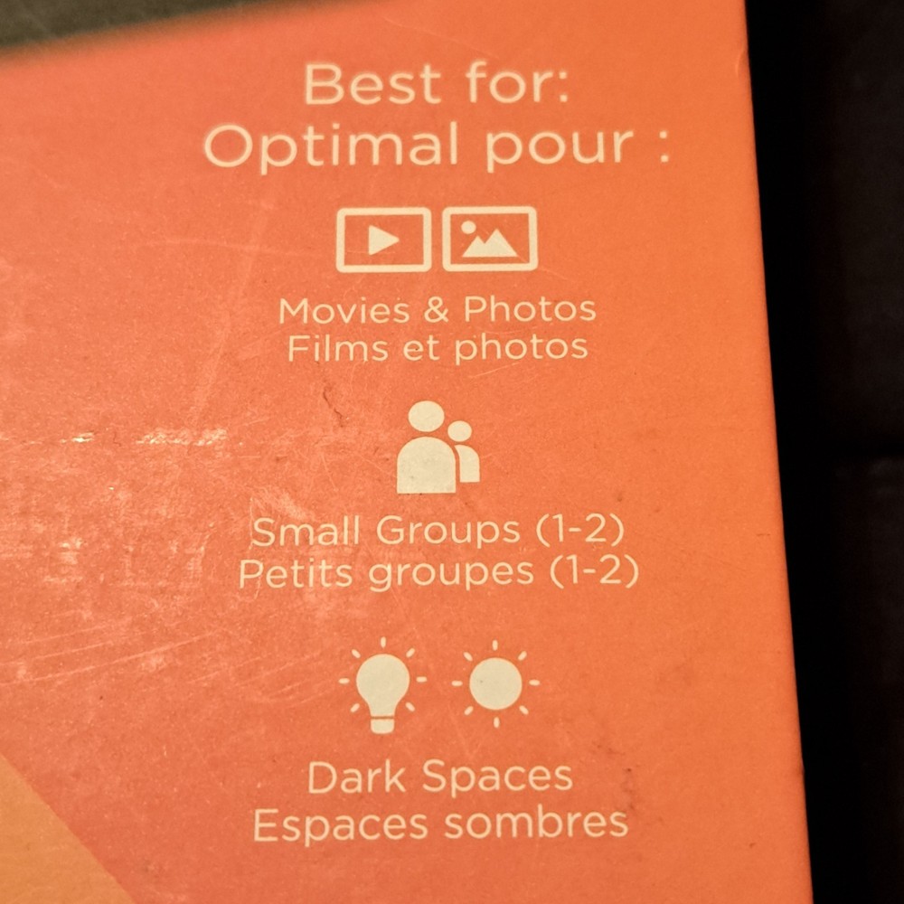 Texas Instruments Miroir M29 50'' Micro Projector with Open Box Element Series