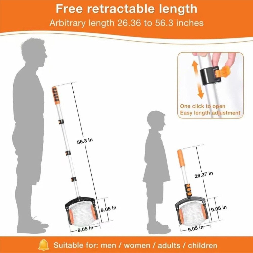 Nut Gatherer for Objects 3/4" - 1 1/2 " 1 Gallon Capacity