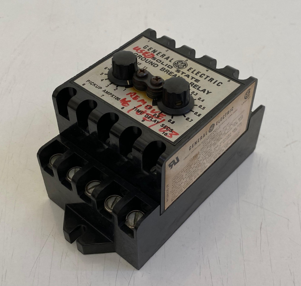 General Electric (GE) / TGSR12 / Solid State Ground Break Relay