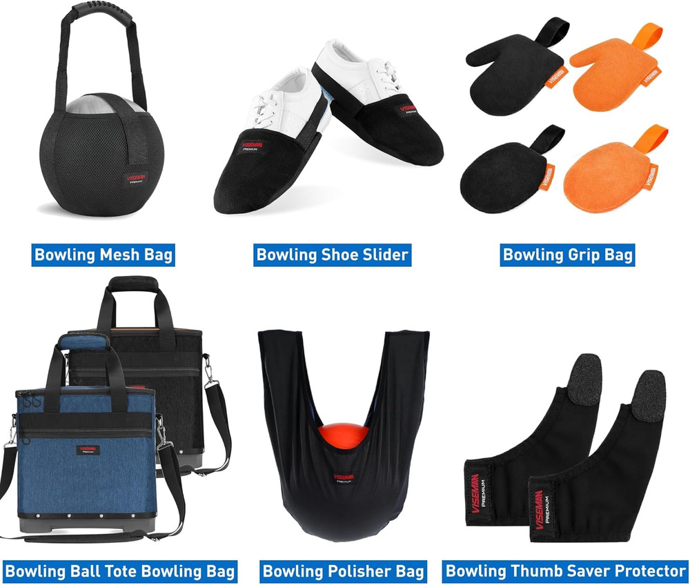 VISEMAN Bowling Thumb Saver Protector, Lightweight Bowling Thumb Sock, Bowling