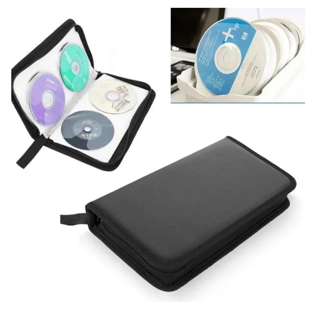 80-Sleeve Disc DVD CD Disc Holder Carry Case Protector Storage Bag Wallets....