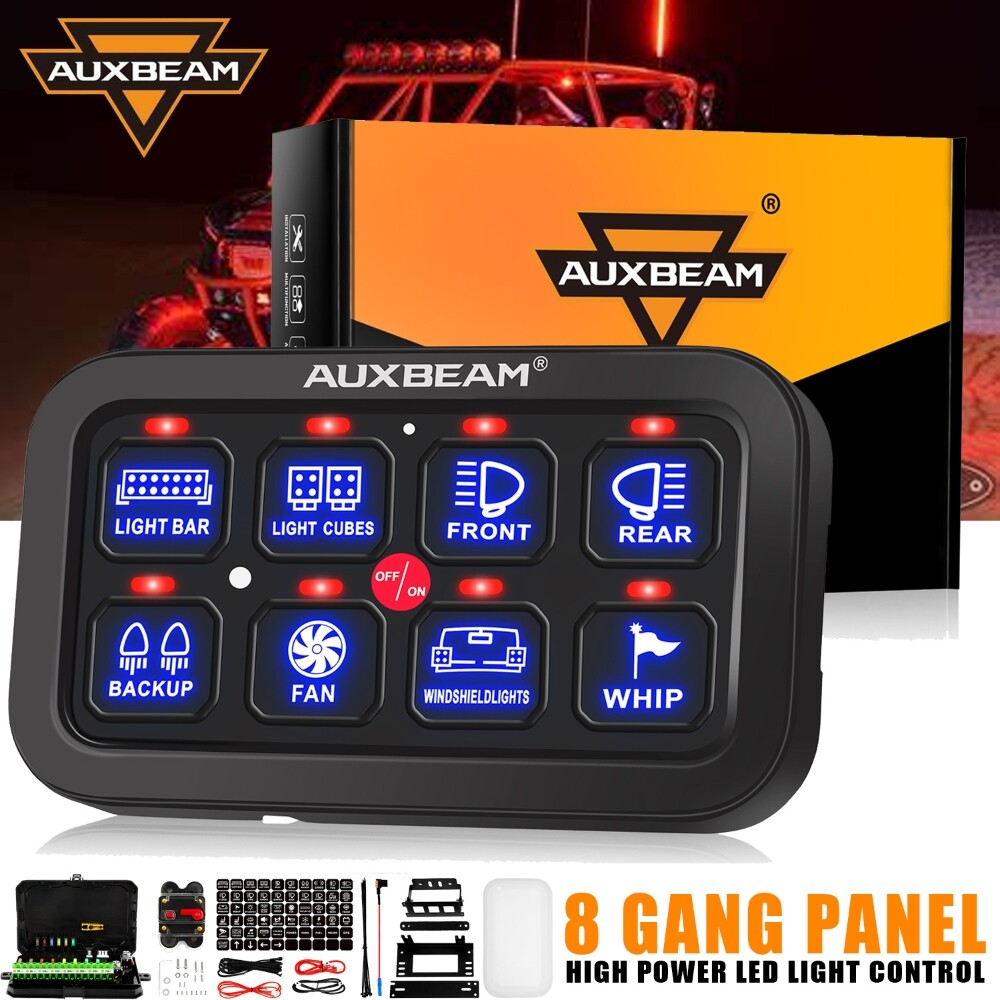8 Gang Switch Panel Circuit Control & Waterproof Case For Can-Am Maverick X3