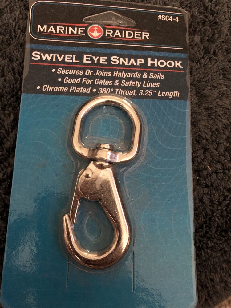 Marine Raider Swivel Eye Snap Hook