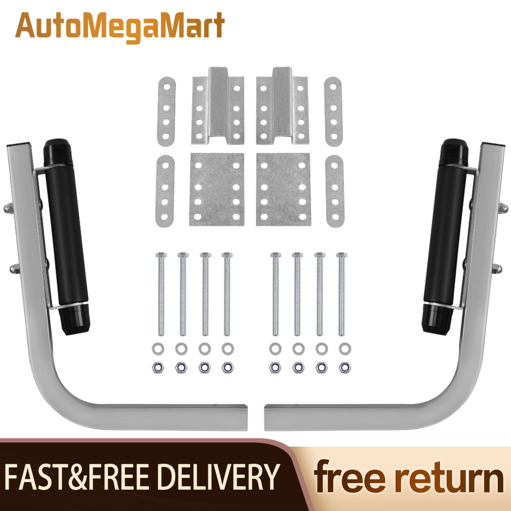 Heavy Duty Boat Trailer Roller Guide-On System 97° Bend Adjustable Kit