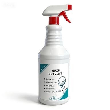 Crestgolf Professional Golf Grip Solvent 32 OZ 32oz, Solvent-32OZ