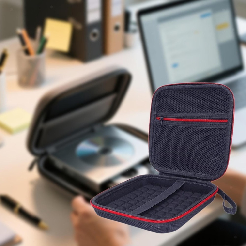 Carrying Storage Case Cover Dustproof Shockproof Convenient EVA Case for CD HDD