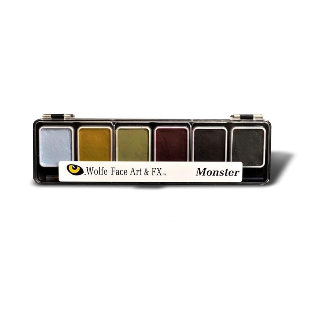 Wolfe 6 Color Palette/Face Paint Kit (Monster)